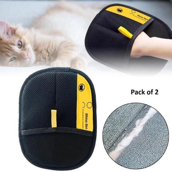 All-in-One Pet Grooming Hair Removal Gloves